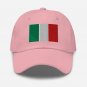Embroidered Baseball Cap Italy Flag | Patriotic Hat for Men & Women | Adjustable Italy Flag Hat