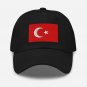 Embroidered Baseball Cap Turkey Flag | Patriotic Hat for Men & Women | Adjustable Turkey Flag Hat