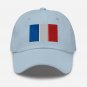 Embroidered Baseball Cap France Flag | Patriotic Hat for Men & Women | Adjustable French Flag Hat