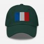 Embroidered Baseball Cap France Flag | Patriotic Hat for Men & Women | Adjustable French Flag Hat