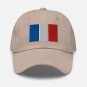 Embroidered Baseball Cap France Flag | Patriotic Hat for Men & Women | Adjustable French Flag Hat