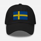 Embroidered Baseball Cap Sweden Flag | Patriotic Hat for Men & Women | Adjustable Sweden Flag Hat