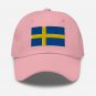 Embroidered Baseball Cap Sweden Flag | Patriotic Hat for Men & Women | Adjustable Sweden Flag Hat