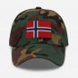 Embroidered Baseball Cap Norway Flag | Patriotic Hat for Men & Women | Adjustable Norway Flag Hat