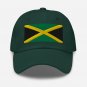 Embroidered Baseball Cap Jamaica Flag | Patriotic Hat for Men & Women | Adjustable Jamaica Flag Hat