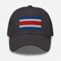 Embroidered Baseball Cap Costa Rica Flag Patriotic Hat Men & Women Adjustable Cap Costa Rican Hat