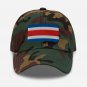 Embroidered Baseball Cap Costa Rica Flag Patriotic Hat Men & Women Adjustable Cap Costa Rican Hat