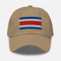 Embroidered Baseball Cap Costa Rica Flag Patriotic Hat Men & Women Adjustable Cap Costa Rican Hat