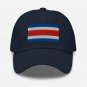Embroidered Baseball Cap Costa Rica Flag Patriotic Hat Men & Women Adjustable Cap Costa Rican Hat