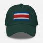 Embroidered Baseball Cap Costa Rica Flag Patriotic Hat Men & Women Adjustable Cap Costa Rican Hat