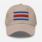 Embroidered Baseball Cap Costa Rica Flag Patriotic Hat Men & Women Adjustable Cap Costa Rican Hat
