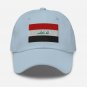 Embroidered Baseball Cap Iraq Flag Patriotic Hat Men & Women Adjustable Cap Iraqi Hat