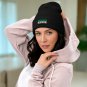 Cuffed Beanie Hat Syria Flag Embroidered Winter Hat Knit Patriotic Hat, Syrian Pride