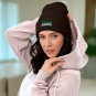 Cuffed Beanie Hat Syria Flag Embroidered Winter Hat Knit Patriotic Hat, Syrian Pride