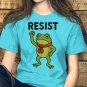 Resist Portland Frog Anti-ICE Protester Shirt, No Kings Costume Tee Resistance.