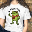 Portland Frog Protest t-shirt In Frog We Trust Pullover | Funny Frog Meme shirt | Portland Art Frog
