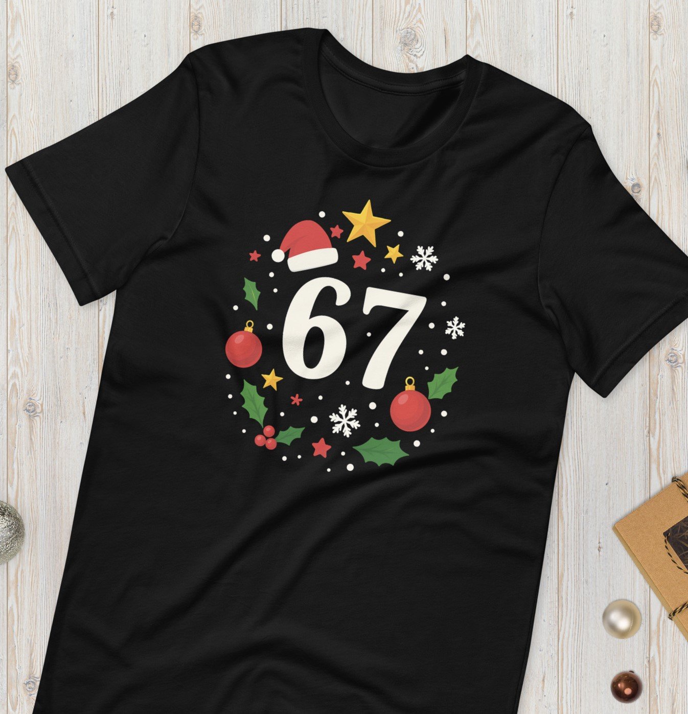 Funny 67 Six Seven Meme Christmas Shirt 6 7 Holiday  Six Seven Gen Alpha, 67 Christmas Squad.
