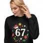 67 Six Seven Christmas Sweatshirt 6 7 Holiday 67th Birthday Funny Gen Alpha, 67 Christmas Squad.