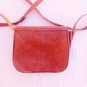 Handmade Moroccan Leather Crossbody Bag &acirc;�� Genuine Carved Shoulder Bag for Women