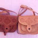 Handmade Moroccan Leather Crossbody Bag – Genuine Carved Shoulder Bag for Women