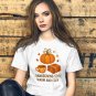 Thanksgiving Pumpkin Spice Design – Cozy Autumn Vibes & Warm Fall Style Illustration Shirt.