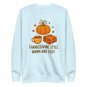Thanksgiving Pumpkin Spice Design &acirc;�� Cozy Autumn Vibes & Warm Fall Style Illustration Sweatshirt.