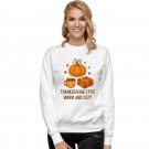 Thanksgiving Pumpkin Spice Design – Cozy Autumn Vibes & Warm Fall Style Illustration Sweatshirt.