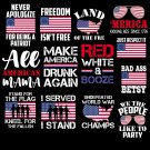 USA Independence Day Funny 13 design Png USA Veterans Day Design for Men, patriotic pride Sports Tee