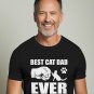 Best Cat Dad Ever Funny Cat Daddy Shirt |  Pet Dad Tee Kitten Lover T-Shirt