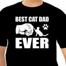 Best Cat Dad Ever PNG Funny Cat Lover Design Vintage Cool Best Retro Feline Art Aesthetic Cat Daddy