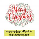 3 Funny Merry Christmas Farmhouse Sign Printable Nostalgic Holiday Decor Digital Download