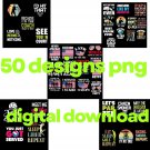 50 Patriotic & Sports Bundle Father’s Day, 4th July, Veterans, Basketball, Golf & Tennis for POD