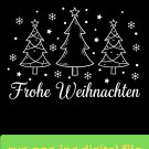 Funny Frohe Weihnachten Trees SVG PNG Classic Holiday Design Digital Download