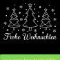 Funny Frohe Weihnachten Trees SVG PNG Classic Holiday Design Digital Download