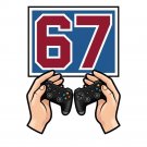 Funny Six Seven Meme PNG – 67 Viral Trend Hands for Console & Video Game Gamers
