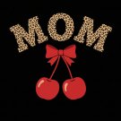 Mom Leopard Cherry PNG: retro cherry art aesthetic png leopard print design (Digital Download)
