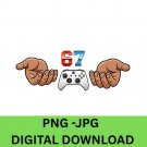 Funny Six Seven Gaming, 67 Meme Gen Alpha Slang 6-7 Viral Trend 67 Hands Gift For Console gamer.