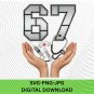 Nurse Registry Funny Six Seven 67 Meme Gen Alpha Slang 6-7 Viral Hands For rn licensure