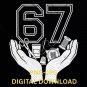 Funny Six Seven 67 Meme Gen Alpha Slang 6-7 Hands A gift for sewing and embroidery professionals