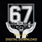 Funny Six Seven 67 Meme Gen Alpha Slang 6-7 Trend 67 Hands gift for Civil Defense ambulance worker