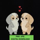 Beagle Valentine PNG – Cute Beagle Dog Couple, Kawaii Puppy Love Digital Download for Dog Lovers Beagle Valentine PNG – Cute Beagle Dog Couple, Kawaii Puppy Love Digital Download for Dog Lovers