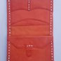 Handmade Moroccan Leather Wallet &acirc;�� Slim Bleu Red Orange And Brown Wallet, Gift for Him