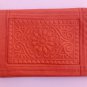 Handmade Moroccan Leather Wallet &acirc;�� Slim Bleu Red Orange And Brown Wallet, Gift for Him