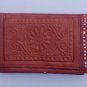 Handmade Moroccan Leather Wallet &acirc;�� Slim Bleu Red Orange And Brown Wallet, Gift for Him