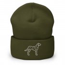 Beanie Hat Dalmatian Dog – Dog Lover’s Embroidered Beanie for Stylish Dalmatian Moms