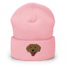 Beanie Hat Golden Retriever Dog Lover’s Embroidered Beanie for Stylish Golden Retriever Moms