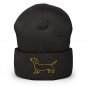 Beanie Hat Dachshund Dog &acirc;�� Dog Lover&acirc;��s Embroidered Beanie for Stylish Dachshund Moms