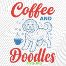 Coffee and Doodles Funny Doodle Coffee Club Pet Lover Design PNG: doodle coffee lover