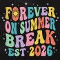 Groovy Summer Break 2026 PNG, Retro School's Out Digital Download