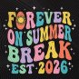 Groovy Summer Break 2026 PNG, Retro School's Out Digital Download